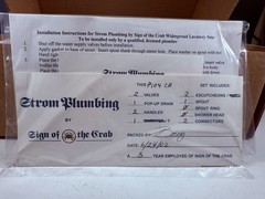 Storm Plumbing By Sign Of The Crab Wide spread Lavatory Set P104 NIB Chrome