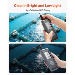 Uimoso Portable Dissolved Oxygen Meter Kit, Range 0.0-20.0 mg/L