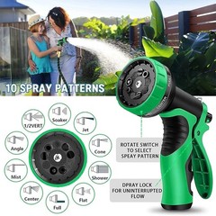 50FT 100FT 4X Stronger Deluxe Heavy Duty Expandable Flexible Garden Water Hose