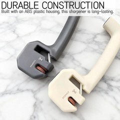 Pull-Through Knife Sharpener W/ 2 Stages Coarse & Fine Sharpening Tool Kitchen