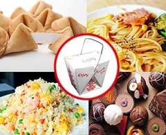 50 Pack 8oz Chinese take out box 8-OZ Noodle Take Out Food Container: Perfec…