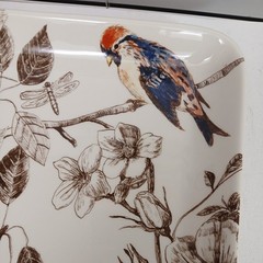 Williams Sonoma Marc Lacaze Botanical Birds Platter 15” year 2012