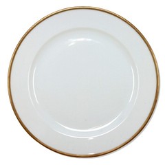 Martial M Redon Jean Pouyat RDN2 Luncheon Plate 8 1/2″ Gold Rim Limoges 1890’s