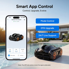 iGarden K36 Cordless Robotic Pool Cleaner Pool Vacuum For Inground 220Min