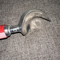 Vintage Ice Cream Scoop Red Cream Swirl Handle Hand Wash Only Kitchen Utensil