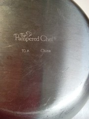 The Pampered Chef Double Boiler Insert 10A Bowl Stainless Steel Retired