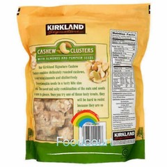 2 Packs Kirkland Signature Cashew Clusters 32 oz Each Pack