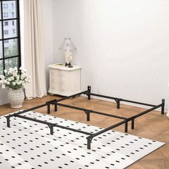 Ardent 7″ King Metal Bed Frame. Adult. Easy to Assemble.No Tools Needed