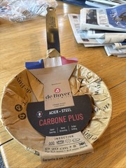 „Carbone Plus“ DE Buyer Round Steel Grill Pan-France- NEW 8”