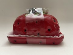 The Strawberry Collection By CornerRuby Butter Dish Hand wash Only