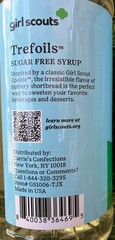 2x 33.8oz GIRL SCOUTS Sugar Free TREFOILS SHORTBREAD SYRUP Coffee Dessert Baking
