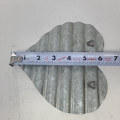 Galvanized Metal Heart Valentine Day Craft Valentine Decoration Corrugated 6.5in