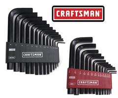 Craftsman 26pc or 13pc SAE & METRIC MM Allen / Hex Key Wrench Set NEW