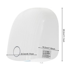 Commercial/Household Hand Dryer Hot&Cold Airflow ,1200W Automatic Hand Air Dryer