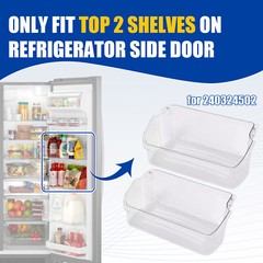 For 240324502 Refrigerator Door Bin Shelf For Frigidaire Kenmore New 2PC