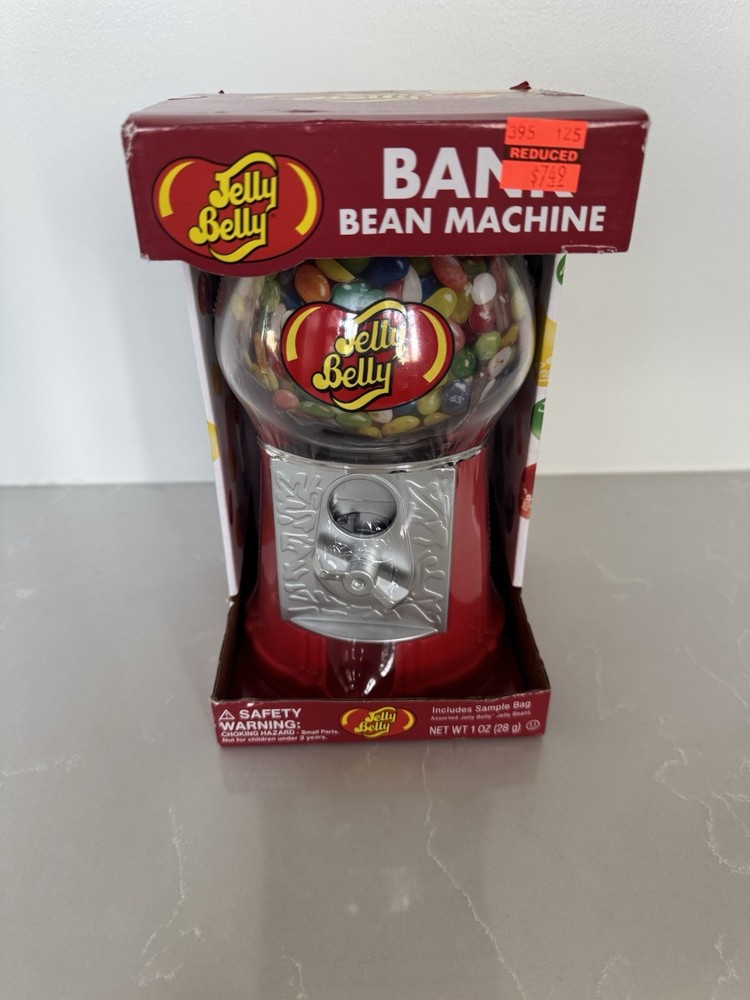 NEW Jelly Belly Bank Bean Machine with Sample Bag of Jelly Beans – Sept 2026