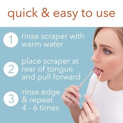 Tongue Scraper • 100% Copper (2 Pack) Premium Tongue Cleaner • Improve Oral Heal