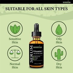 Organic Vitamin C Serum for Face- (1 Ounce)