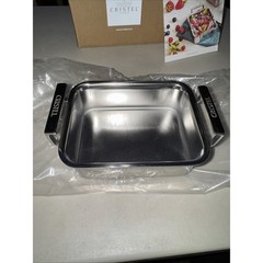 Cristel 18/10 Stainless Mini Roasting Pan Roaster Made In France 4 7/8″ x 4 3/8″