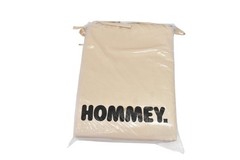 HOMMEY Queen Fitted Sheet Beige Coconut Contemporary Adults Biodegradable Bag