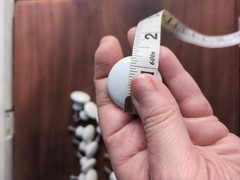 VTG, Classic White Round Ceramic Design Knob Handle Lot Of 22