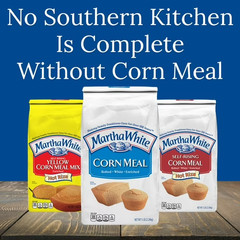 (2 pack) Martha White Self Rising Yellow Corn Meal Mix with Hot Rize, 5 Lb Bag