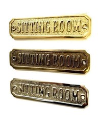 Customized Cast brass custom door signs – Personalized plaques – Outdoor plaques