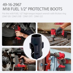 2967-20 & 2967-22 Impact Driver Rubber Protective Boot Cover Fit for Milwauke…