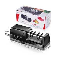 Enutogo Knife Sharpener, Professional 2-Stages Eleltric Knife Sharpeners with…