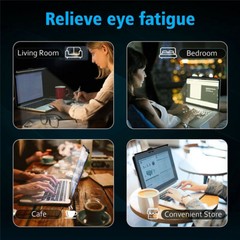Dimmable LED Screen Bar Light USB Computer Monitor Eye-Caring Reading Desk Lamp