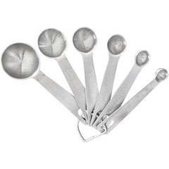 Household Stainless Steel Measuring Spoon Six-piece Set Kitchen Cooking Tool