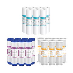 PP Sediment GAC CTO Carbon Block Water Filter Replacement Whole House 21 PACK