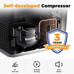 Setpower RF20 12V Portable Refrigerator with PG216WH Battery Pack for camping