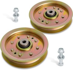 Durable Gold Bronze Idler Pulley – Compatible with Cub Cadet & Troy-Bilt, 2-Pack