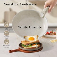 12 Pcs Pots and Pans Set Nonstick Kitchen Cookware Set with Detachable Handle