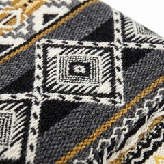 Premium Ecuador Alpaca Wool Blanket Handmade Andean Warm Sofa Bed Throw