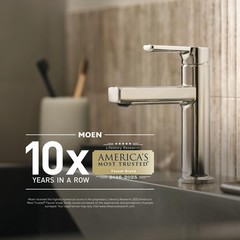 Moen Belfield Polished Nickel Shower Arm and Flange, 177171NL