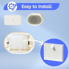 Nisipra AP03 Replacement HEPA Filter for Conair Portable Small Air Purifier, 8pk