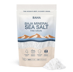BAHA – Baja Mineral Sea Salt | Original Natural Grain 16 Ounce (Pack of 1)