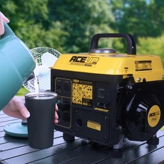 1200W Gas Tank Portable Small Generator For Power Outages Home Outdoor Use Quiet