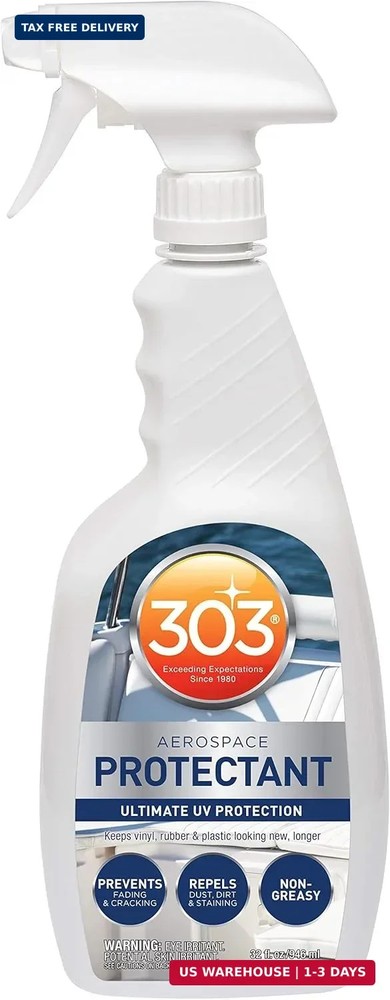 303 Products Marine Aerospace Protectant Spray, UV Protection for Boat Vinyl & S