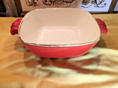 Red Ovenware9.5 9.5 Casserole Exclusively for Pier 1 – Italy – 2.5Qt