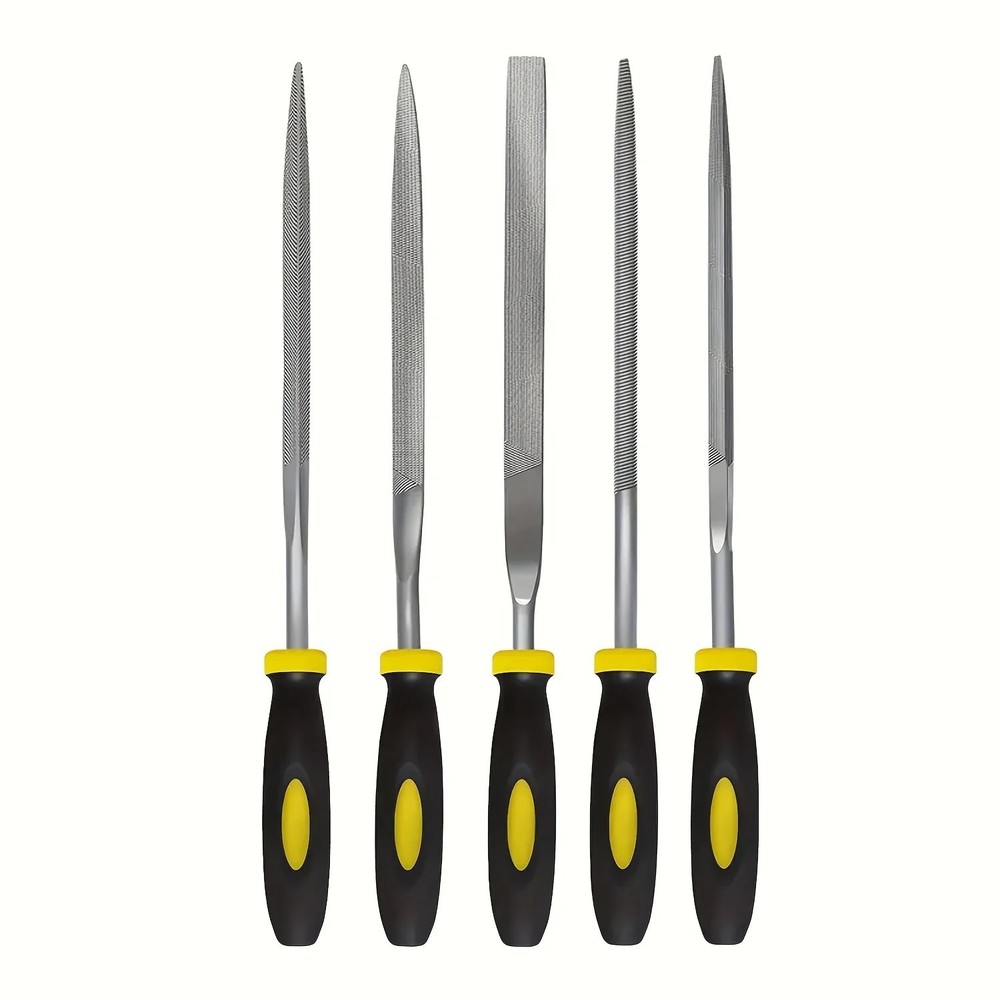 6Pcs Metal Needle File Set – Small Hardened Carbon Steel Mini Hand Files, Precis