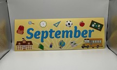 48 Pack Holiday Monthly Headliners 12 Months of The Year Bulletin Board Set
