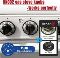 Universal Stove Knob Compatible With Electric Gas Stove Replacement Range Kit