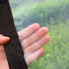 Clear Tarp – Heavy Duty Waterproof 7x10FT Plastic Tarps with Grommets – 2m * 3m