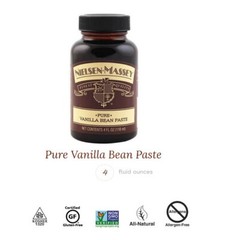 Pure Vanilla Bean Paste, Nielsen-Massey, 4oz New & Sealed, 9/2026 – free ship