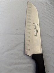 Emeril Wusthof Germany 4184E/17 Cm Santoku/Chef Knife Black Handle 6 1/2” Blade