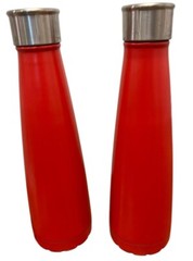 Sip By Swell 15oz Insulated Water Bottle Lot Of 2 In Red Hand Wash Only