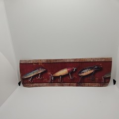 Antique Fishing Lures, Wallpaper Border LOD21301B (11.4cm x 4.57m Approx)